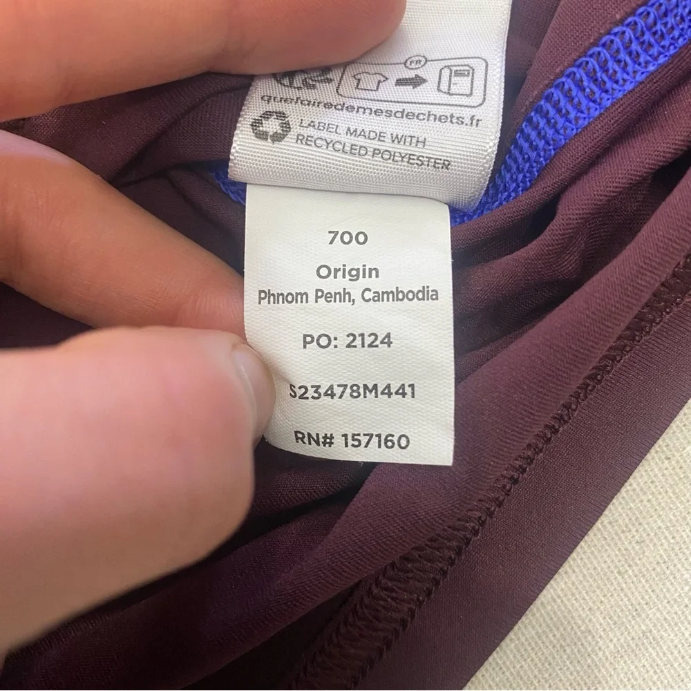 Cotopaxi Shirt Men's L Burgundy Fino Tech Tee Performance Casual Outdoor Hiking - Picture 8 of 13